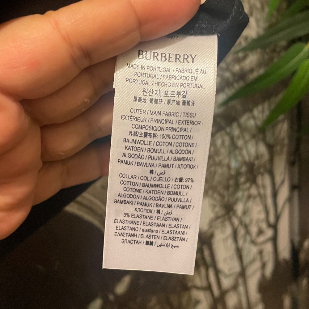Burberry Black Short Sleeve Tee - Picture 4 of 5